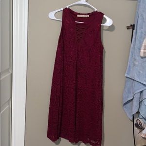 Red Lacey dress